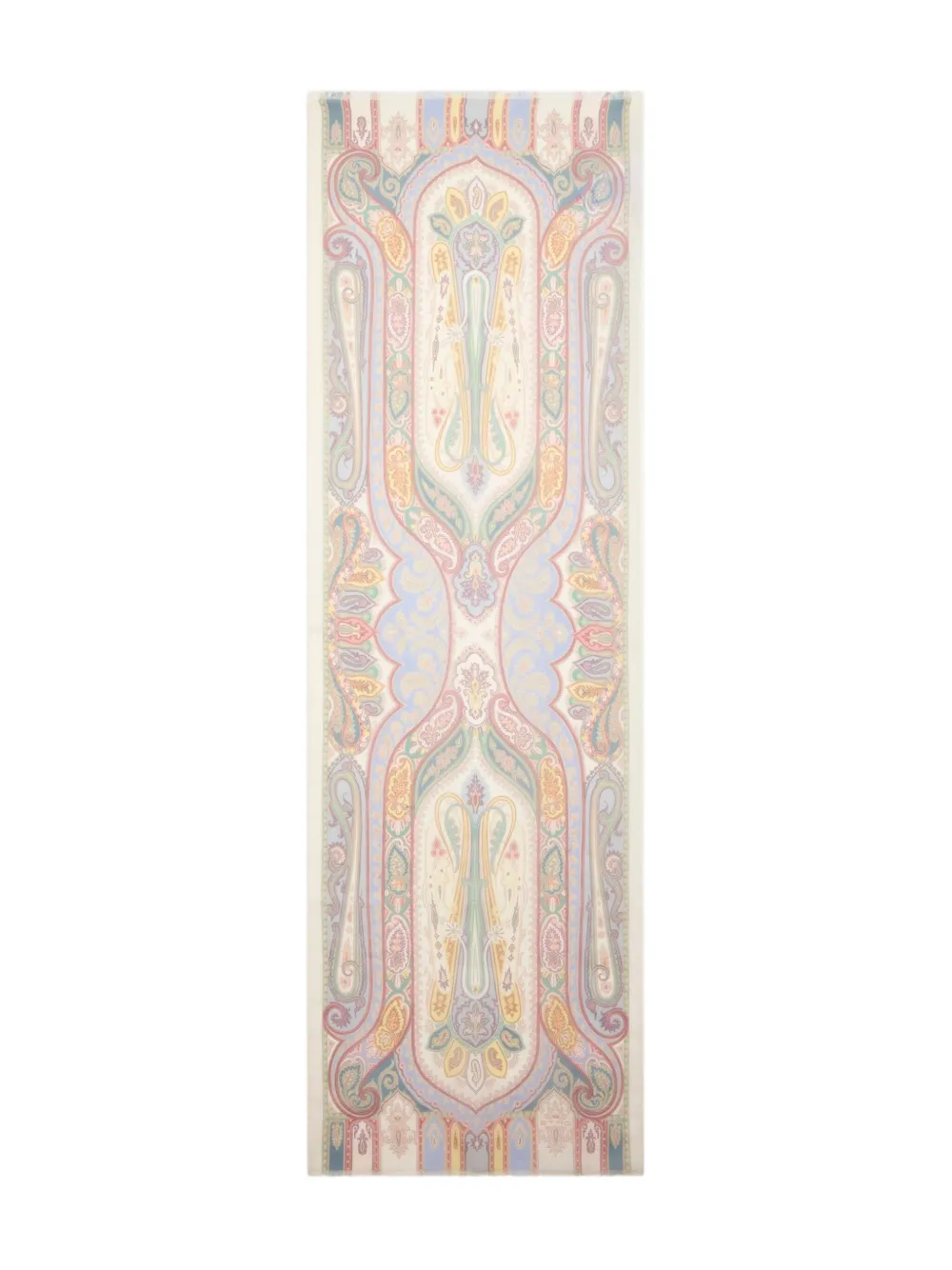 paisley-print silk scarf
