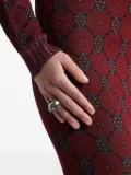 ETRO crystal-embellished ring - Silver
