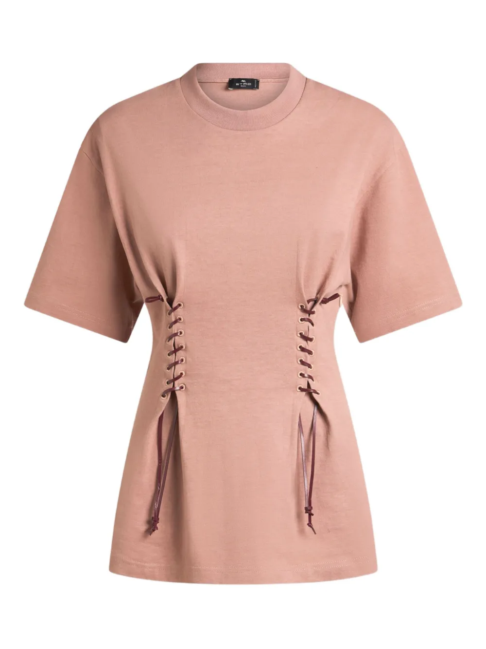 ETRO T-shirt met kant Roze