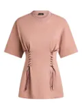 ETRO laced side T-shirt - Pink