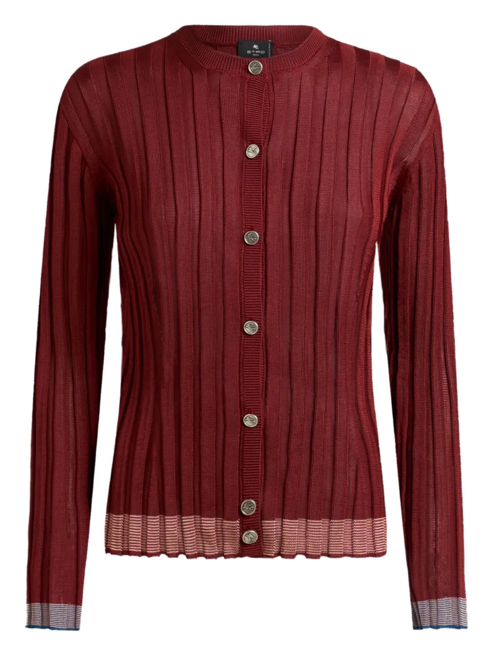 ETRO Button-up vest Rood
