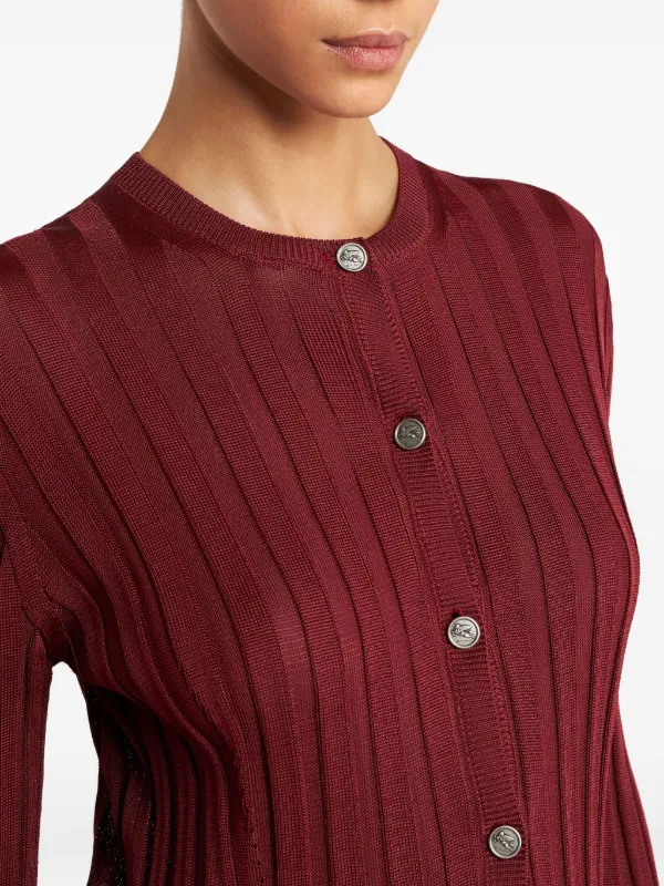 ETRO button-up Cardigan | Red | FARFETCH CA