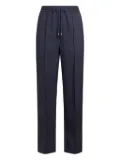 ETRO drawstring jacquard trousers - Blue