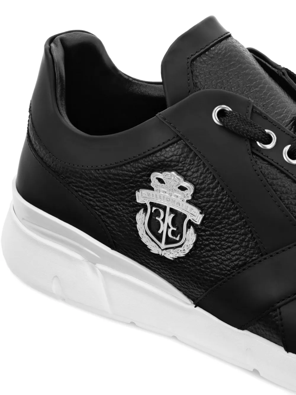 Billionaire Crest Runner sneakers Zwart