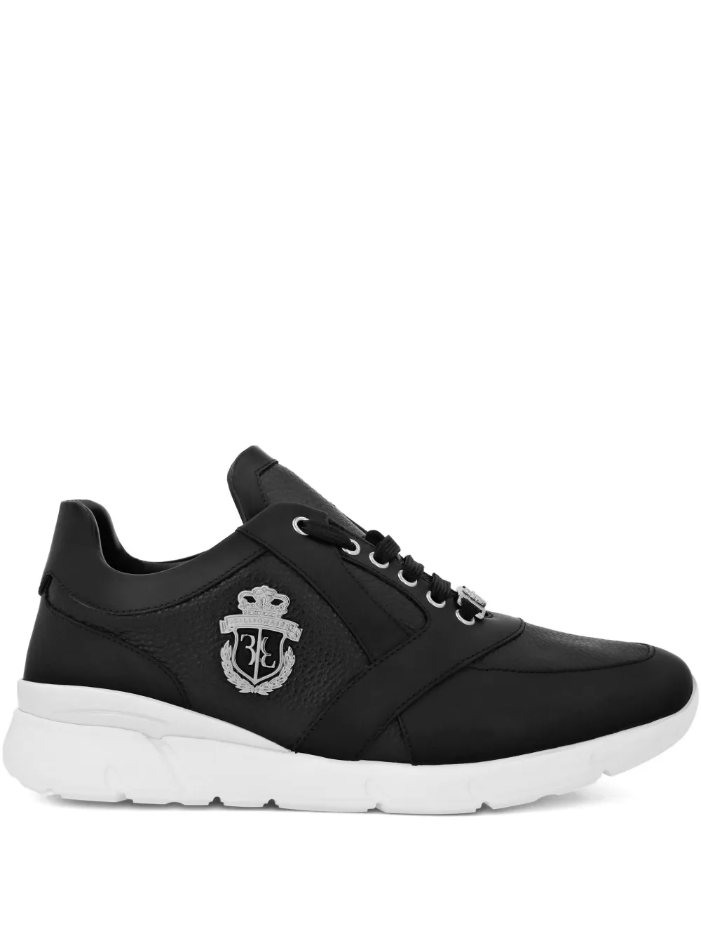 Billionaire crest runner sneakers | Black | Image 1