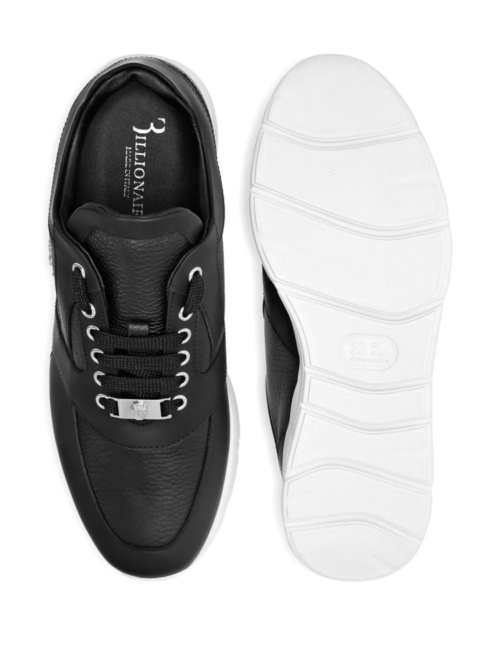 Billionaire Crest Runner sneakers Zwart