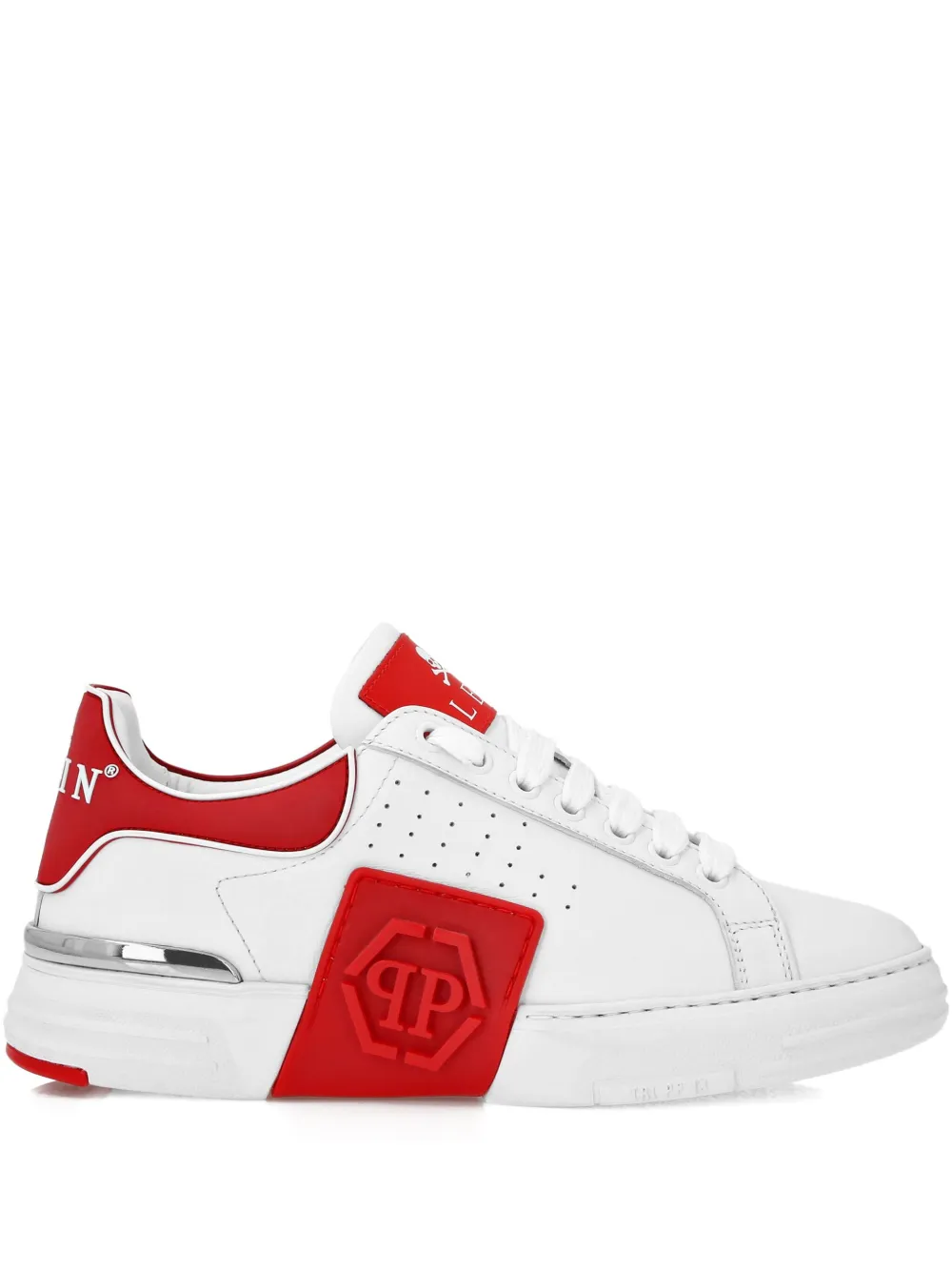Philipp Plein logo-embellished sneakers Wit