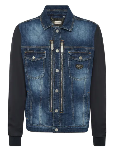 Philipp Plein veste en jean à double zip