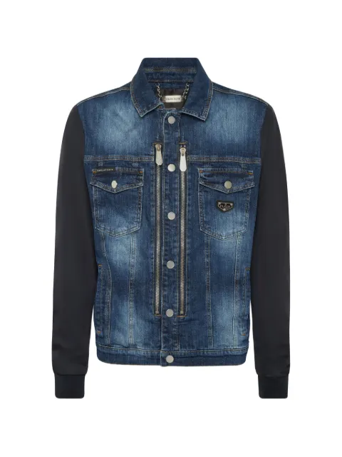 Philipp Plein double-zip denim jacket