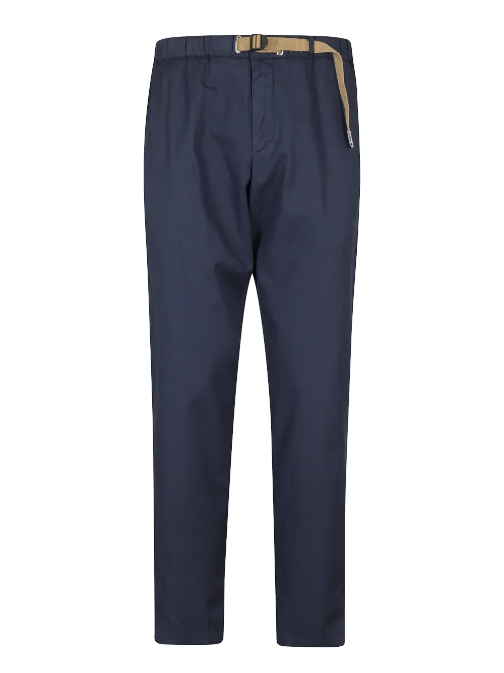 White Sand belted tapered trousers | Blue | Image 1