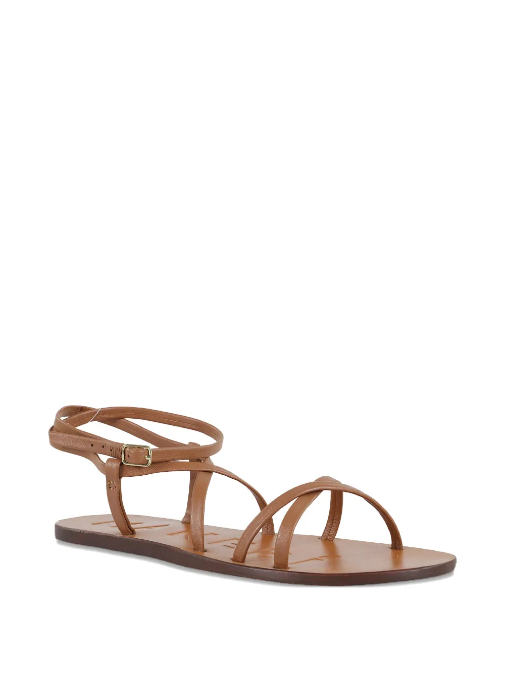Manebi Canyon leren sandalen Bruin