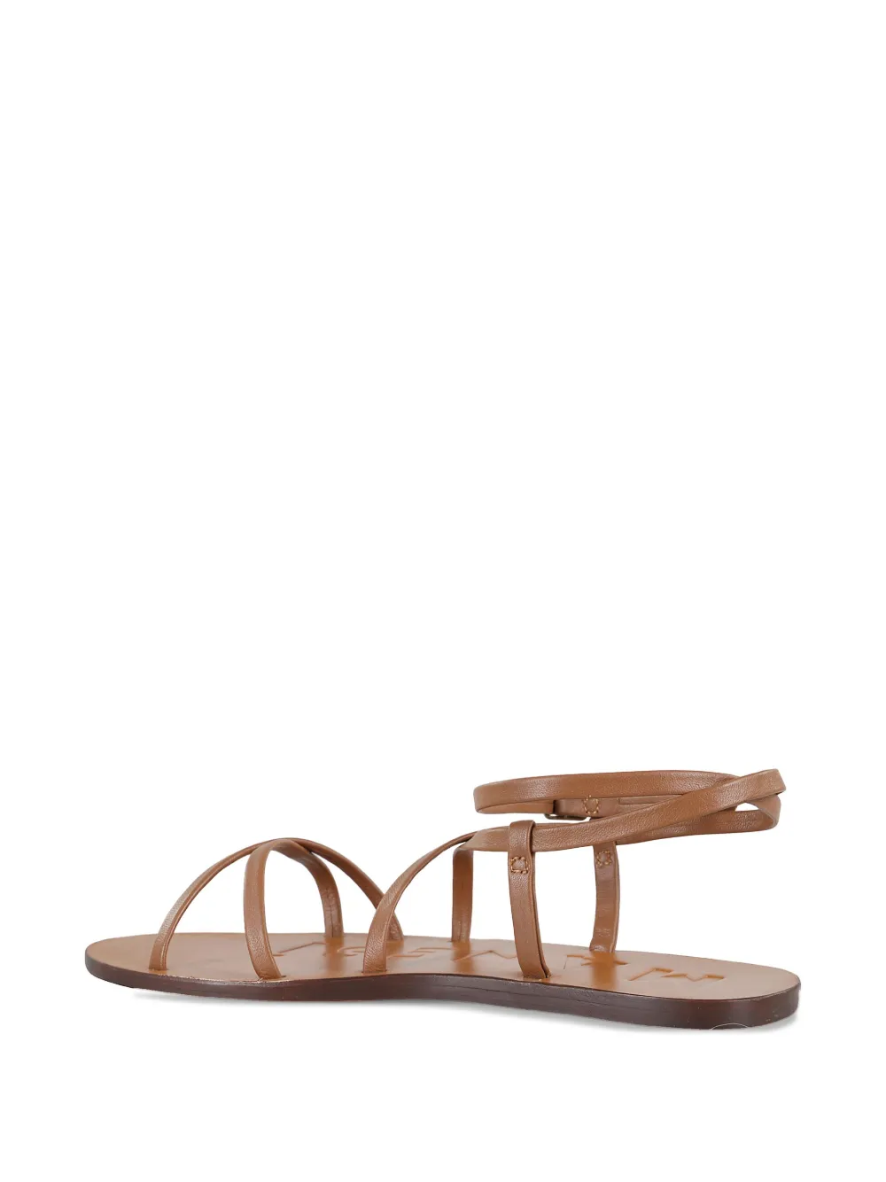 Manebi Canyon leren sandalen Bruin