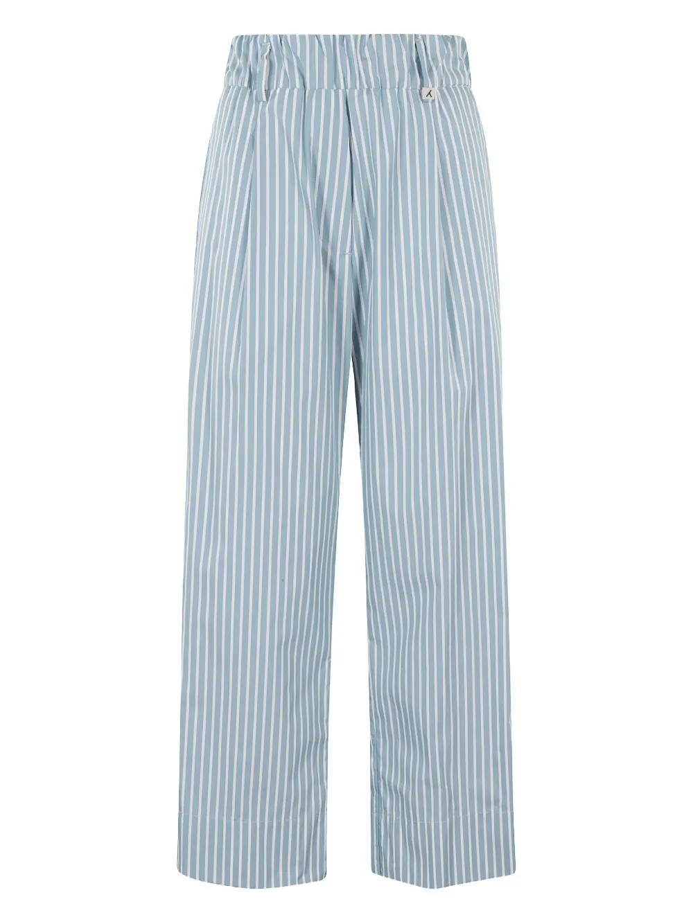 striped wide-leg trousers