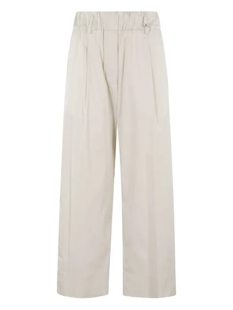 Myths cotton straight-leg trousers