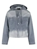 RETERNITY Essential hooded denim jacket - Blue