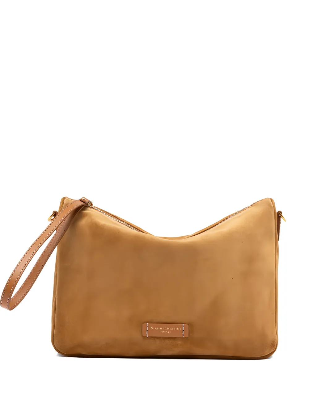 GIANNI CHIARINI suede clutch bag | Brown | Image 1