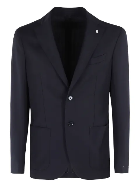 l.b.m. notched-lapel wool jacket
