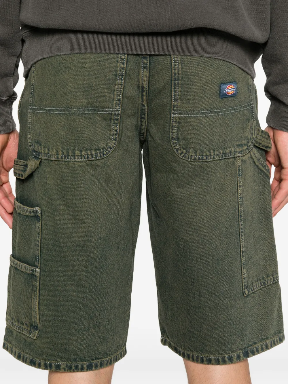 DICKIES Denim cargo shorts Groen