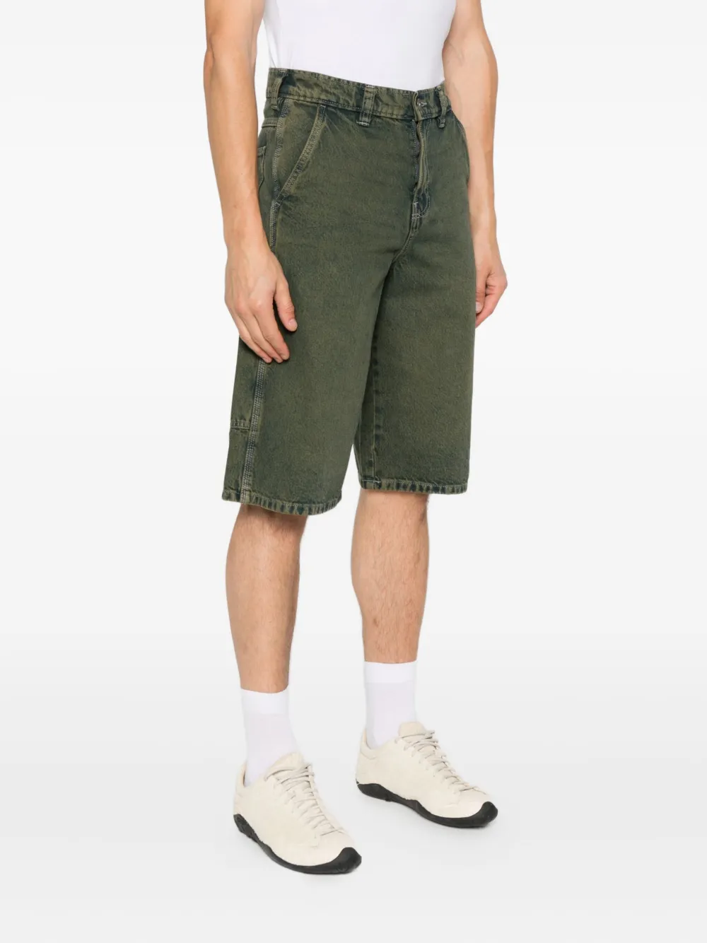 DICKIES Denim cargo shorts Groen