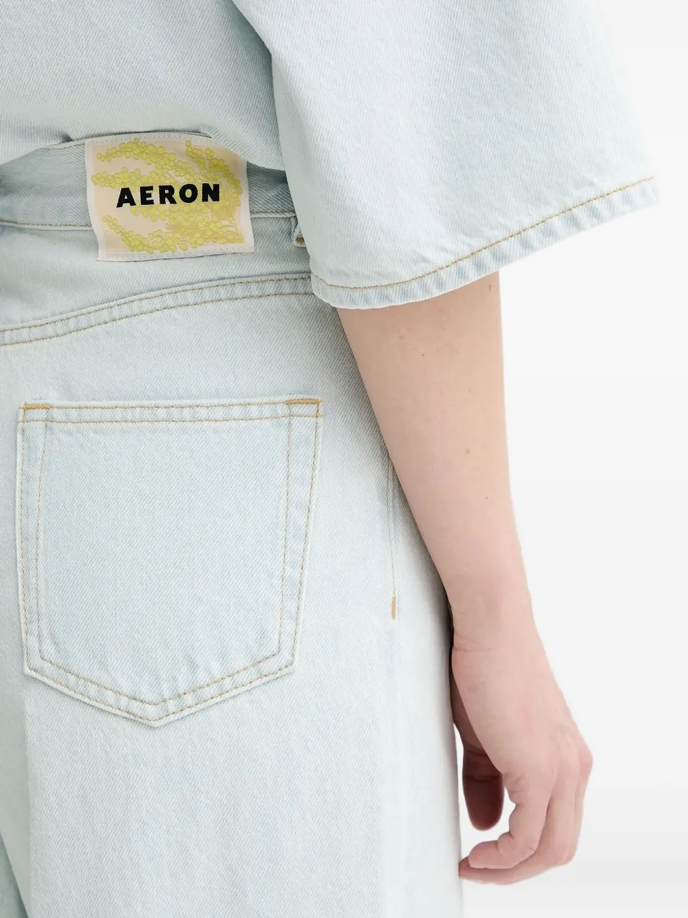 Aeron Cotton Jeans In White