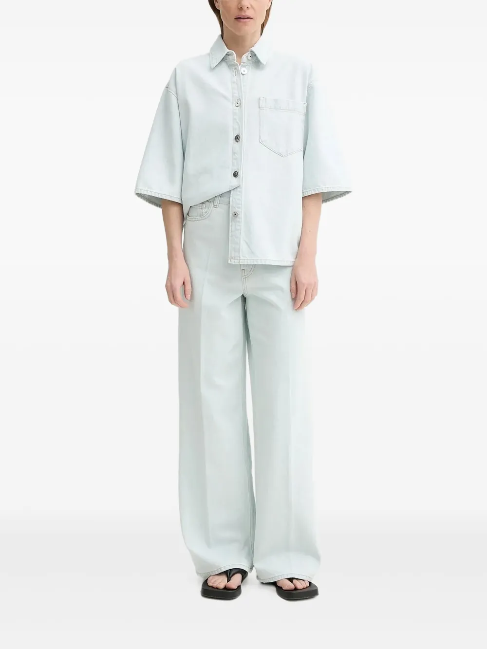 Aeron Cotton Jeans In White