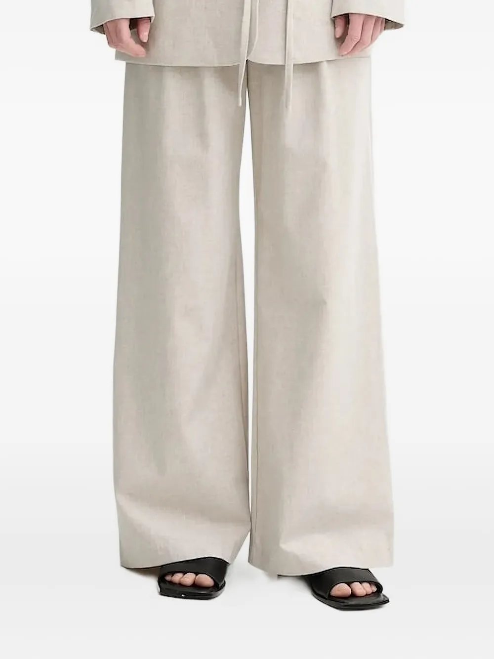 ALOHAS Palazzo plooibroek Beige