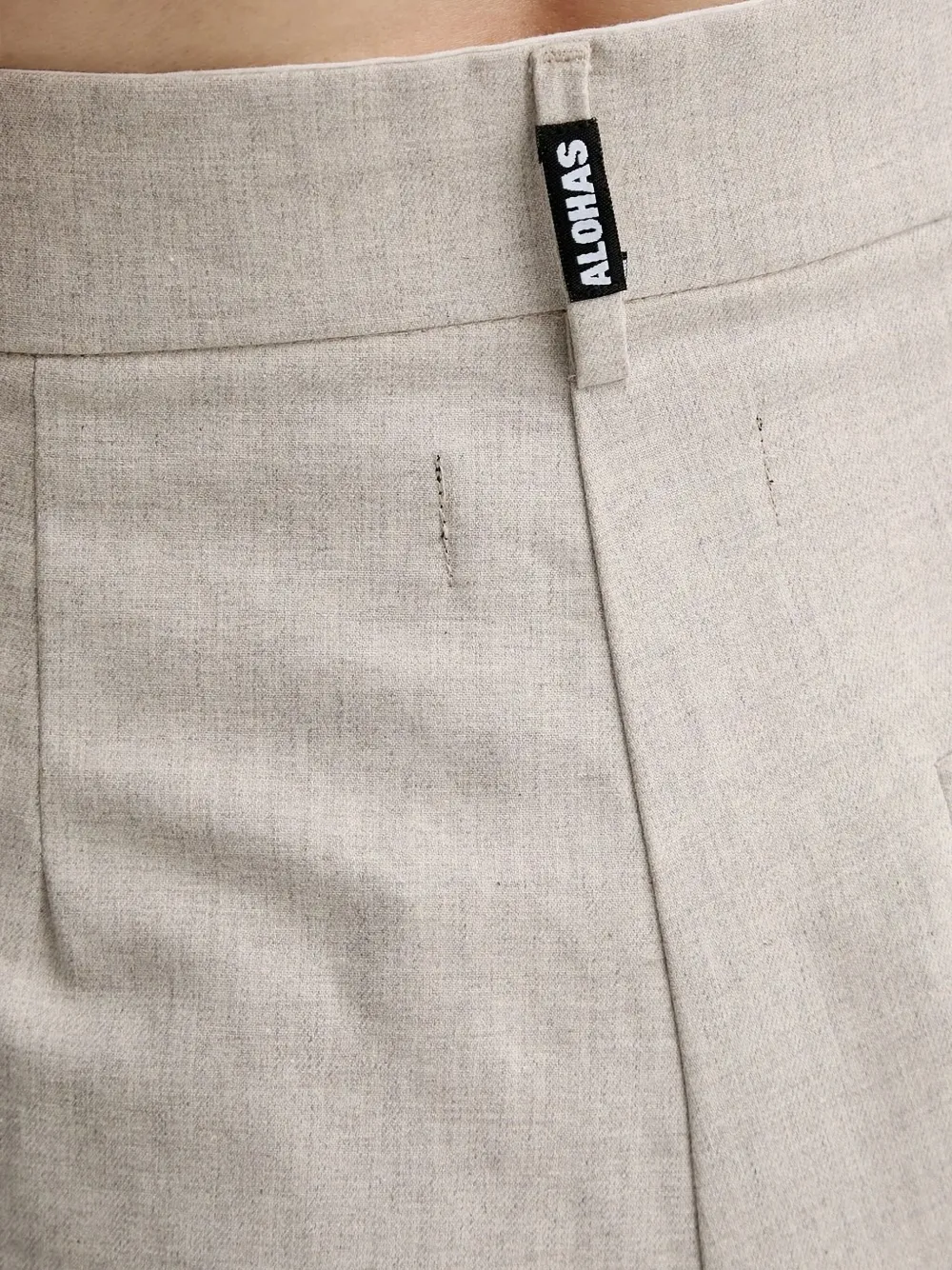 ALOHAS Palazzo plooibroek Beige