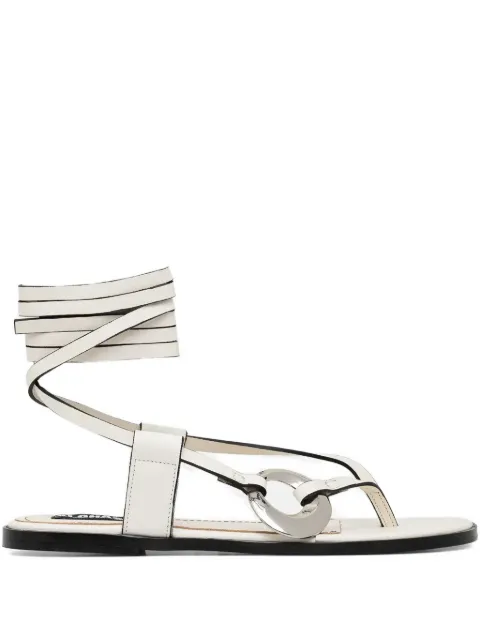 ALOHAS Morosia leather ankle-tie sandals