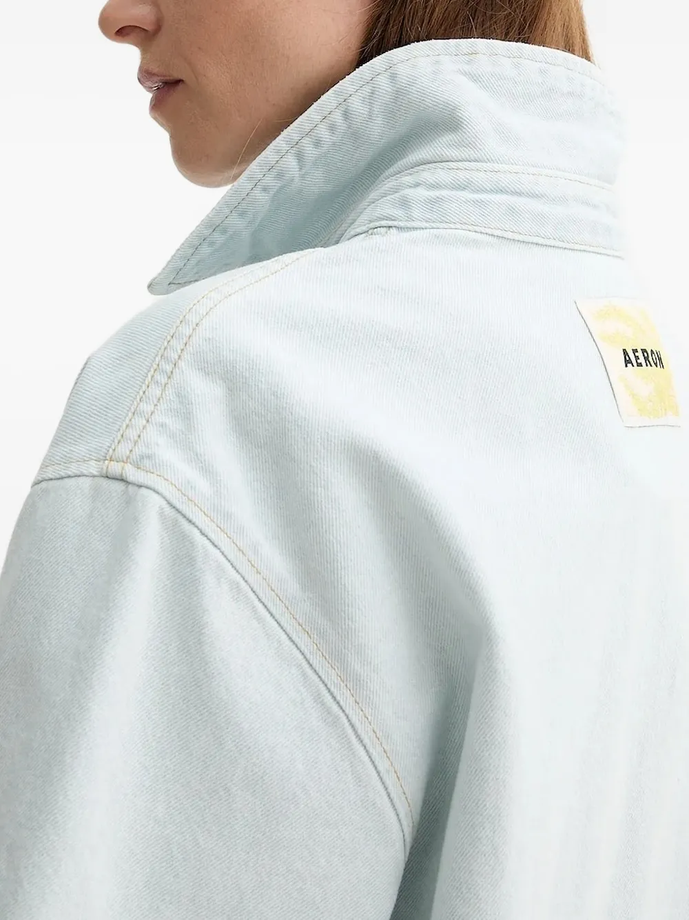 AERON short-sleeve pocket shirt Blauw