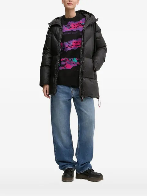 AFTER LABEL hooded quilted jacket