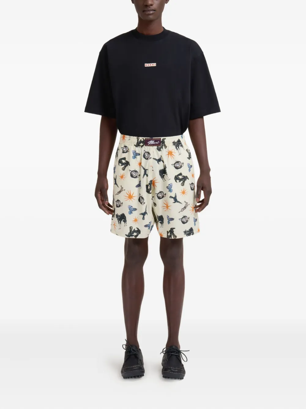 Marni graphic-print shorts | Bermuda Shorts | Image 2