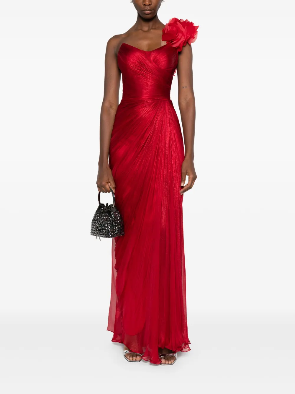 Iris Serban robe en soie Haziel à fleurs | Robes de soirée | Image 2
