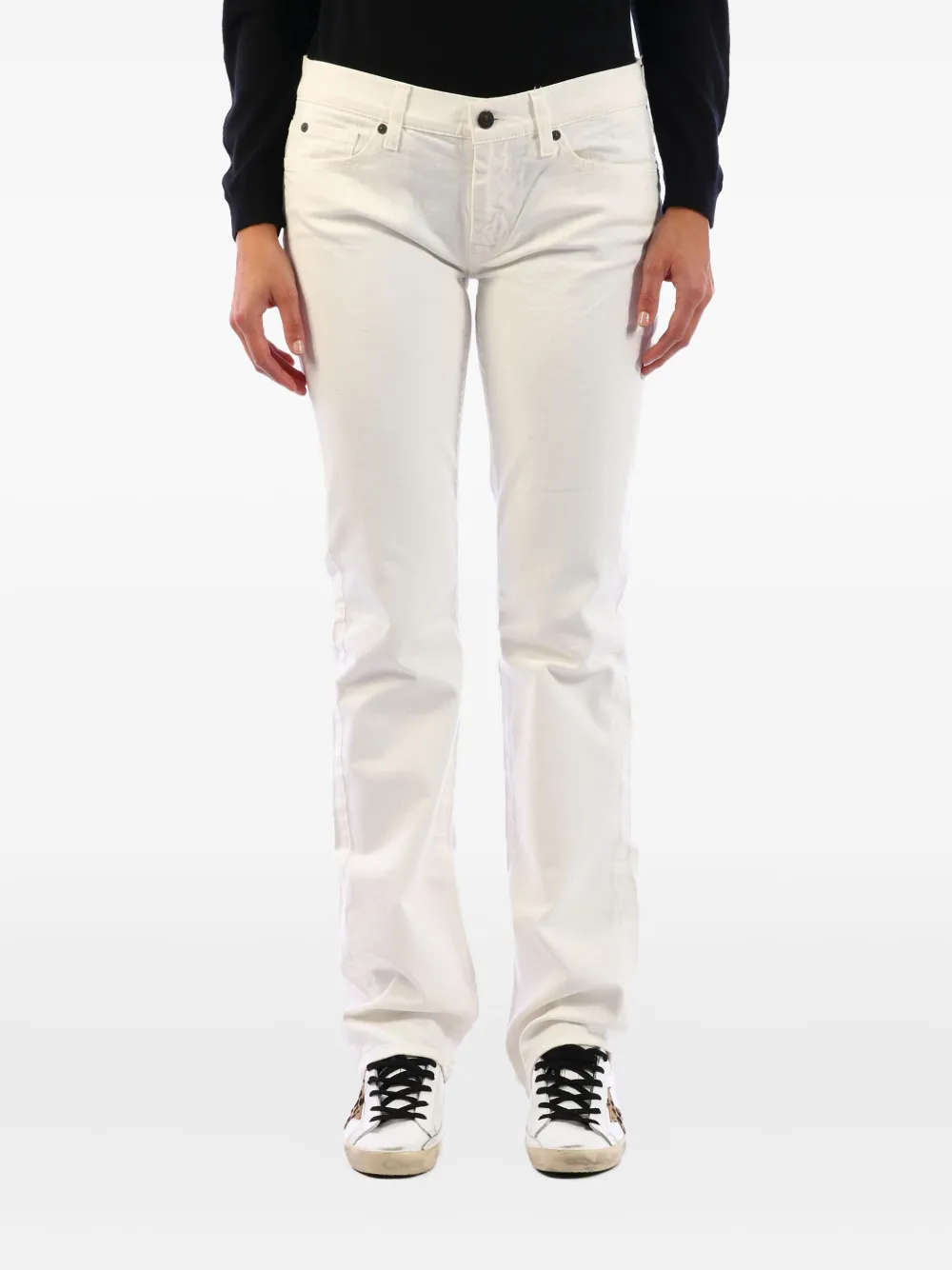 7 For All Mankind logo-patch jeans | White | Image 1