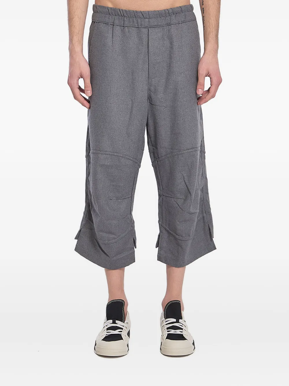 Tramp Trousers elastic-waistband panelled trousers | Grey | Image 1
