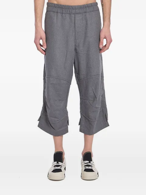 Tramp Trousers elastic-waistband panelled trousers