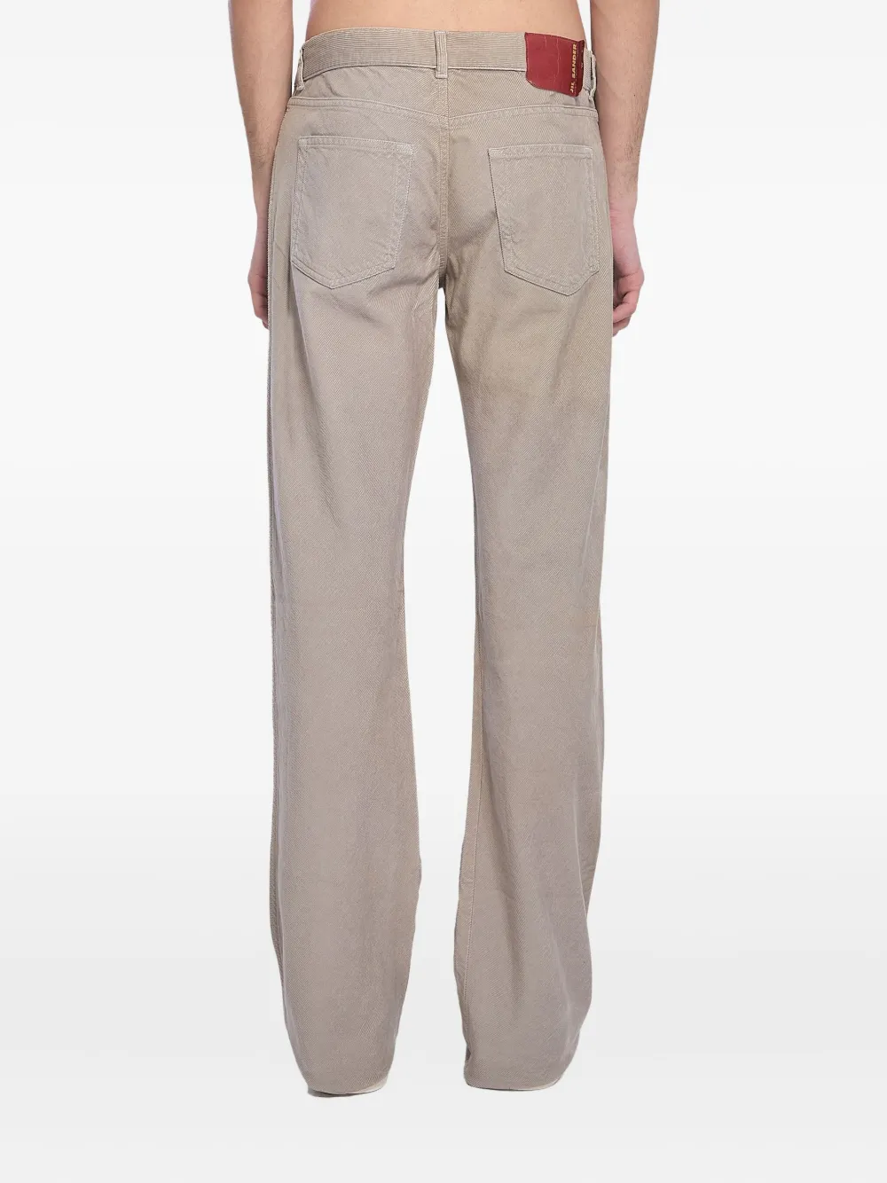 Jil Sander cotton jeans Grijs