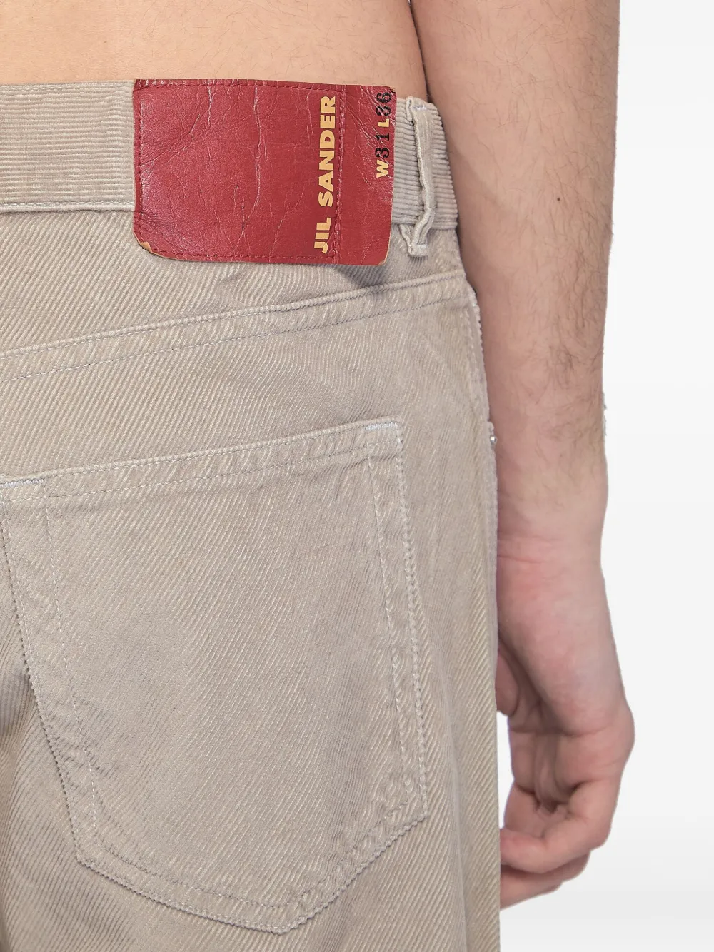 Jil Sander cotton jeans Grijs