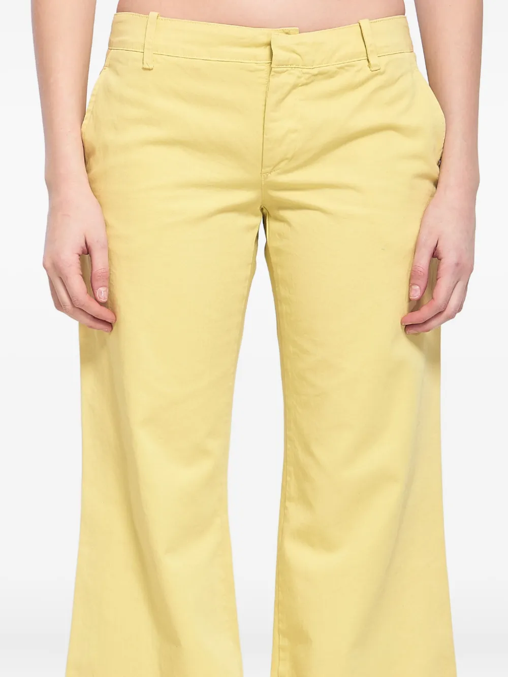 Marni Katoenen broek Geel