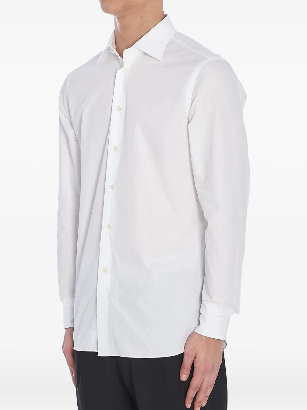 BORRIELLO NAPOLI cotton shirt - Wit