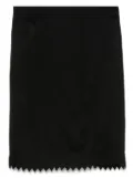John Galliano Pre-Owned 2000s scalloped-hem skirt - Black