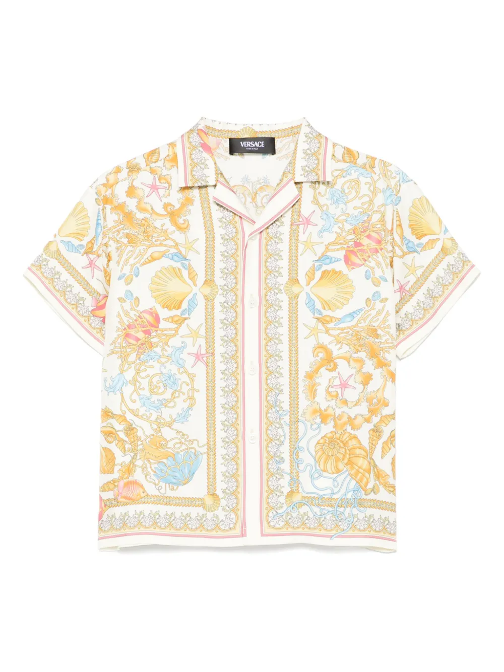 Versace Kids silk shirt | Neutrals | Image 1