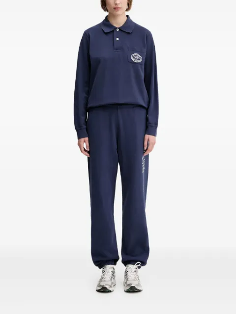 Sporty & Rich Poloshirt mit Logo-Stickerei