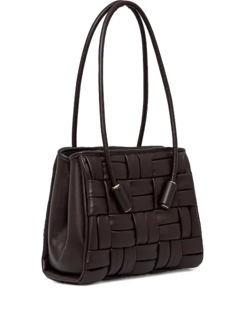 Themoirè interwoven tote bag