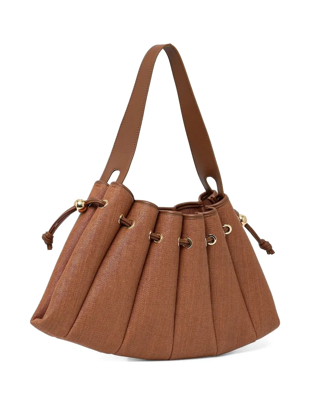 Themoirè Dafne tote bag Bruin