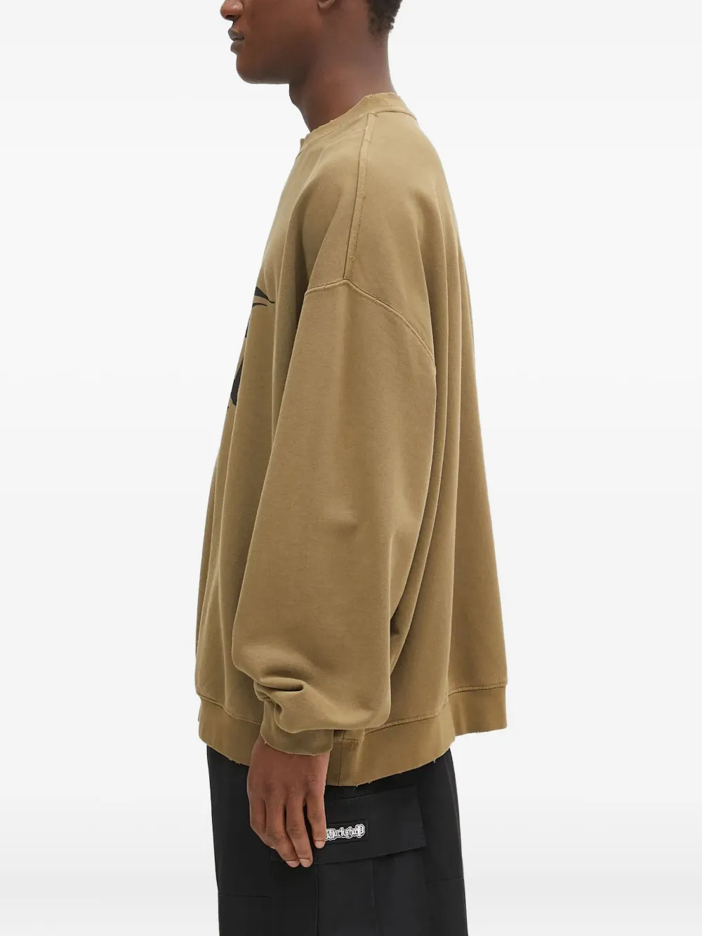 032c flame-print long-sleeves sweatshirt Bruin