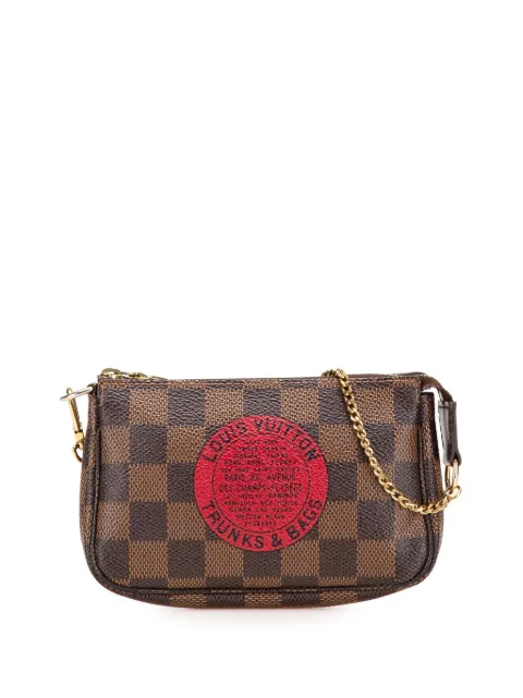 Louis Vuitton Pre-Owned 2008 mini Damier Ebene Pochette Accessoires Handtasche