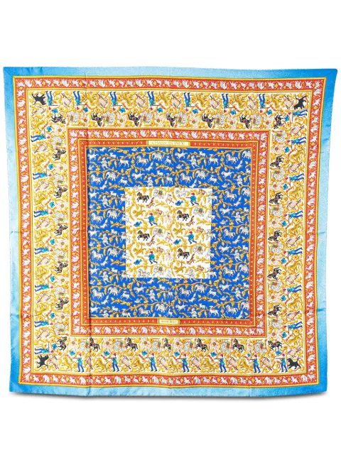 Hermès Pre-Owned 20th Century Chasse en Inde Silk Scarf scarves
