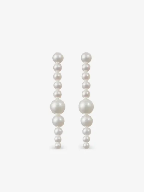 Sophie Bille Brahe Par de brincos Sienna Moon em ouro amarelo 14k