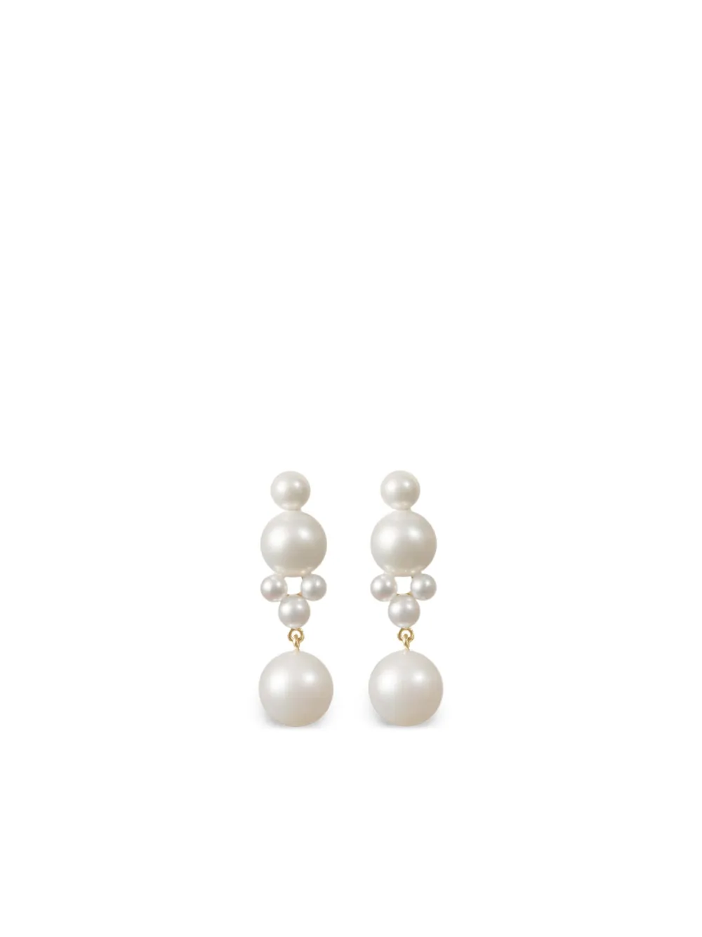 Sophie Bille Brahe 14K yellow gold Luna earrings | Yellow | Image 1