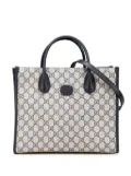 Gucci Pre-Owned 2016-2024 Small GG Supreme Interlocking G Tote satchel - Brown